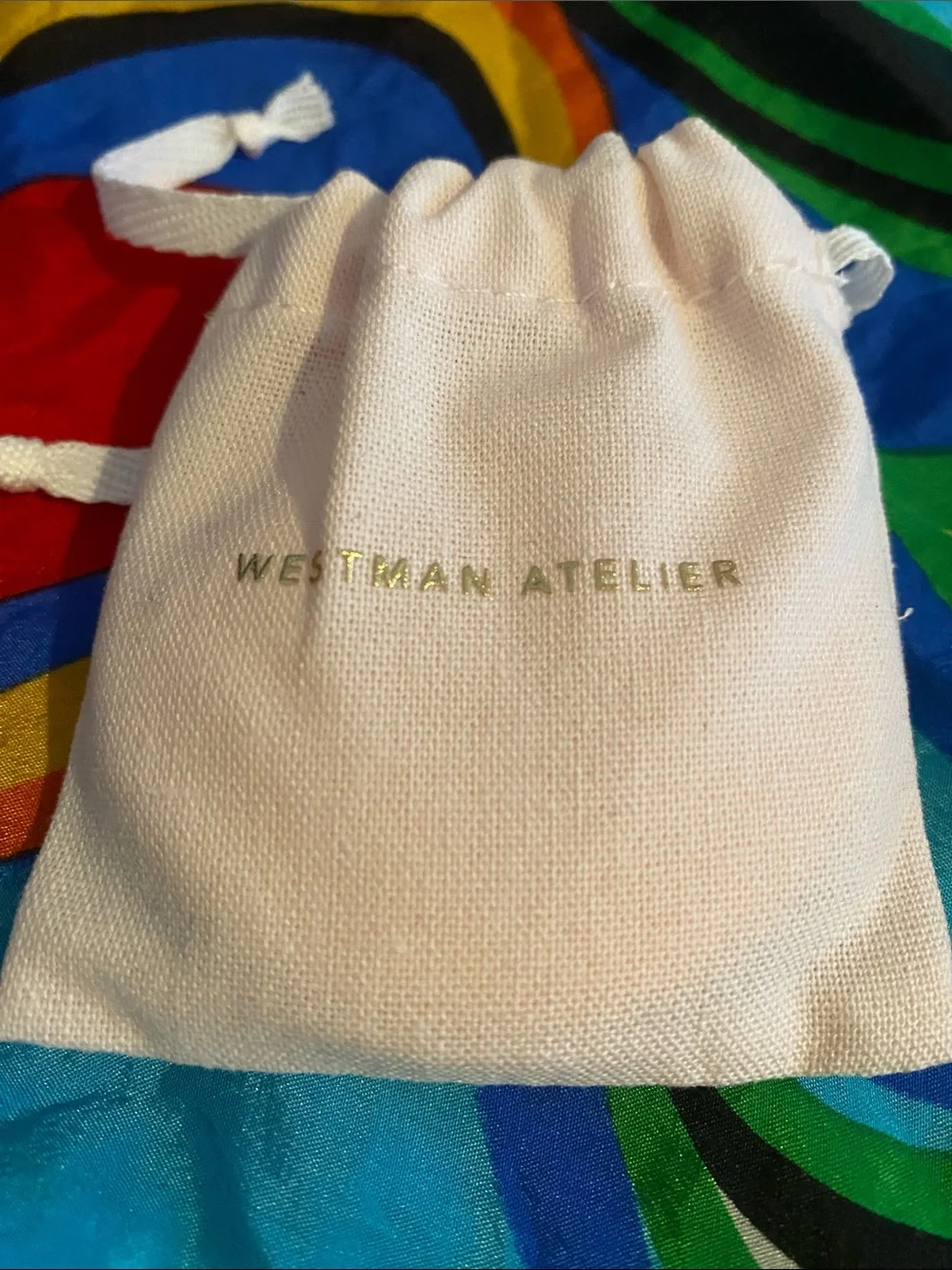 Westman Atelier Compact Highlighter in Soft Blush and Gold Accents